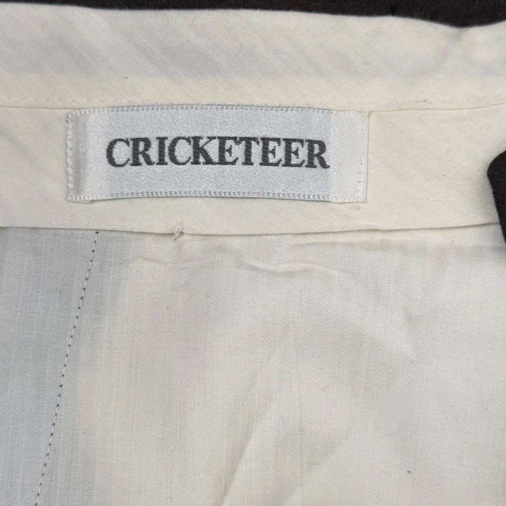 Cricketeer Mens Vintage Pleated Dress Pants Brown Straight Leg Size 42 RN 77219